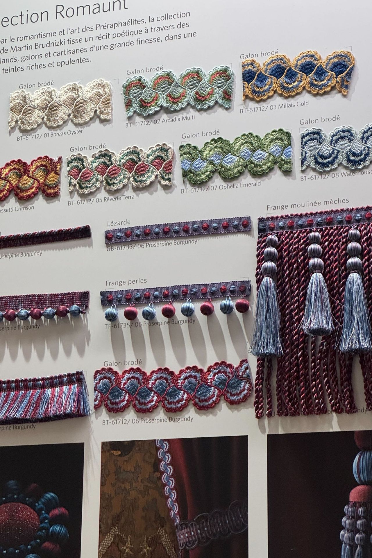 Samuel &amp; Sons x Martin Brudnizki trim collection