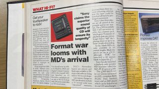 What Hi-Fi? January 1993 format wars news story