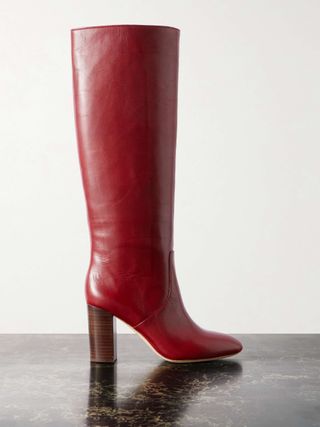 Heidi Leather Knee Boots