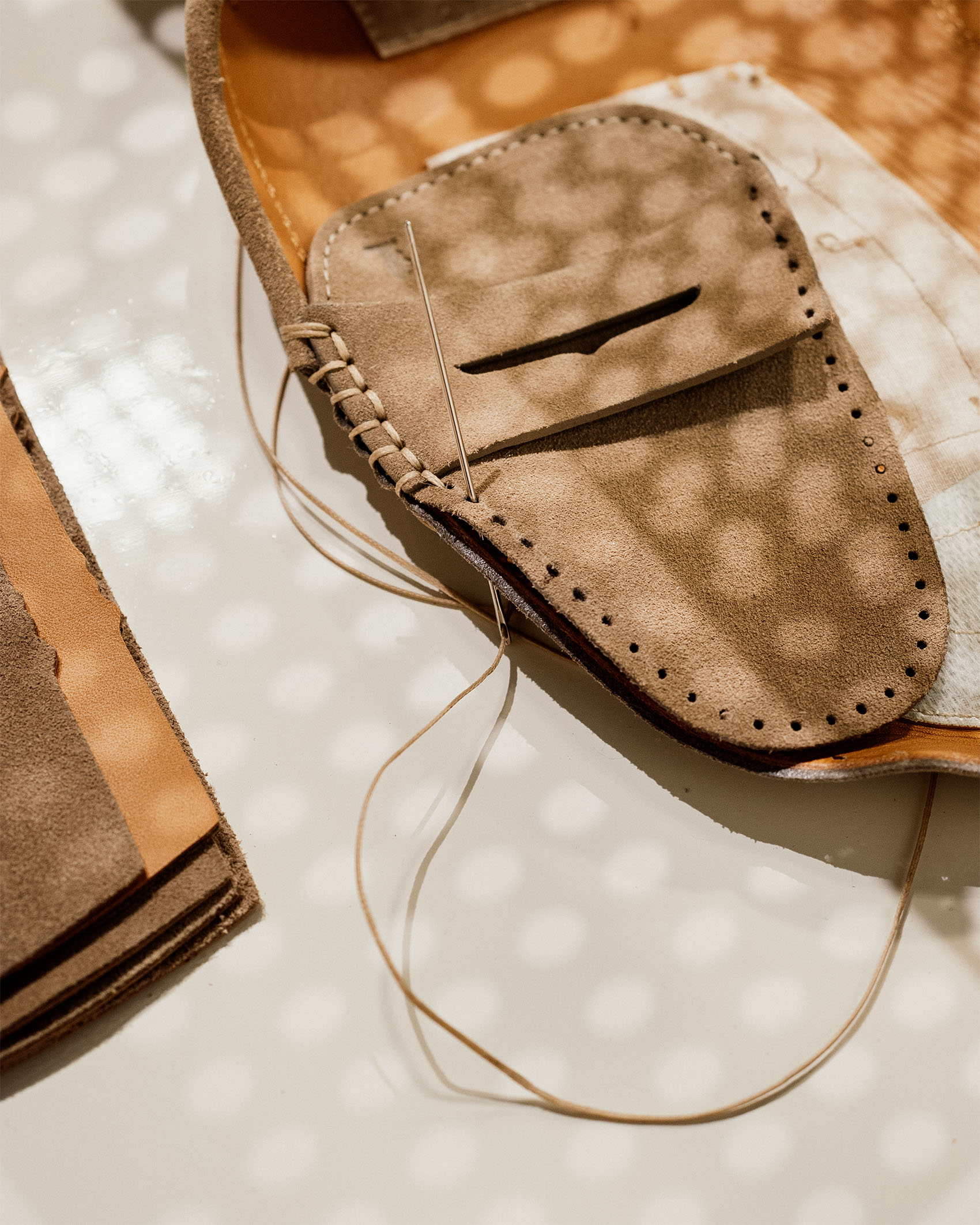 Tod's shoes being created