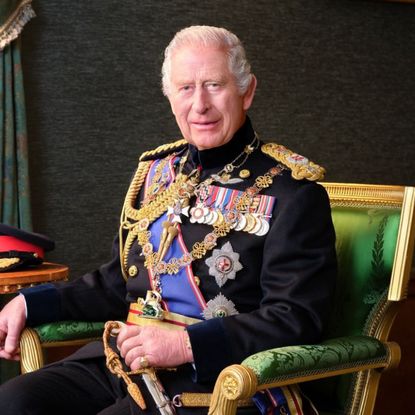 A new portrait of The King has been released to mark Armed Forces Day.
