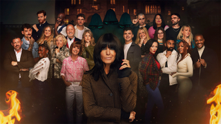The 22 contestants taking part in The Traitors UK Season 2 and its host, Claudia Winkleman