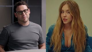 Scooter Braun appears on the Diary of a CEO podcast, while Sydney Sweeney appears in an American Eagle ad.