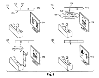 Screenshot from a Sony patent filing