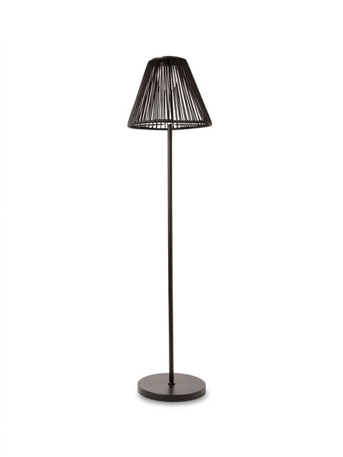 Black Solar Floor Standing Lamp