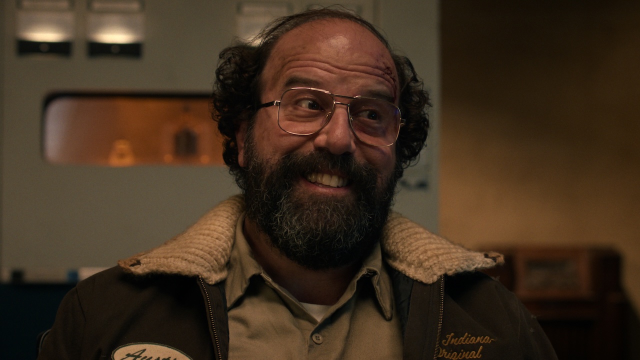 Murray smiling big in Stranger Things Season 5