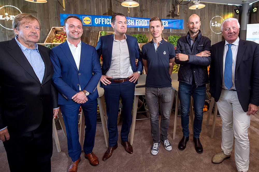 Press conference, Lidl to sponsor Etixx-QuickStep in 2016 and 2017