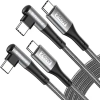 Silkland 240W Long USB C to USB C Cable(3M, 2Pack)