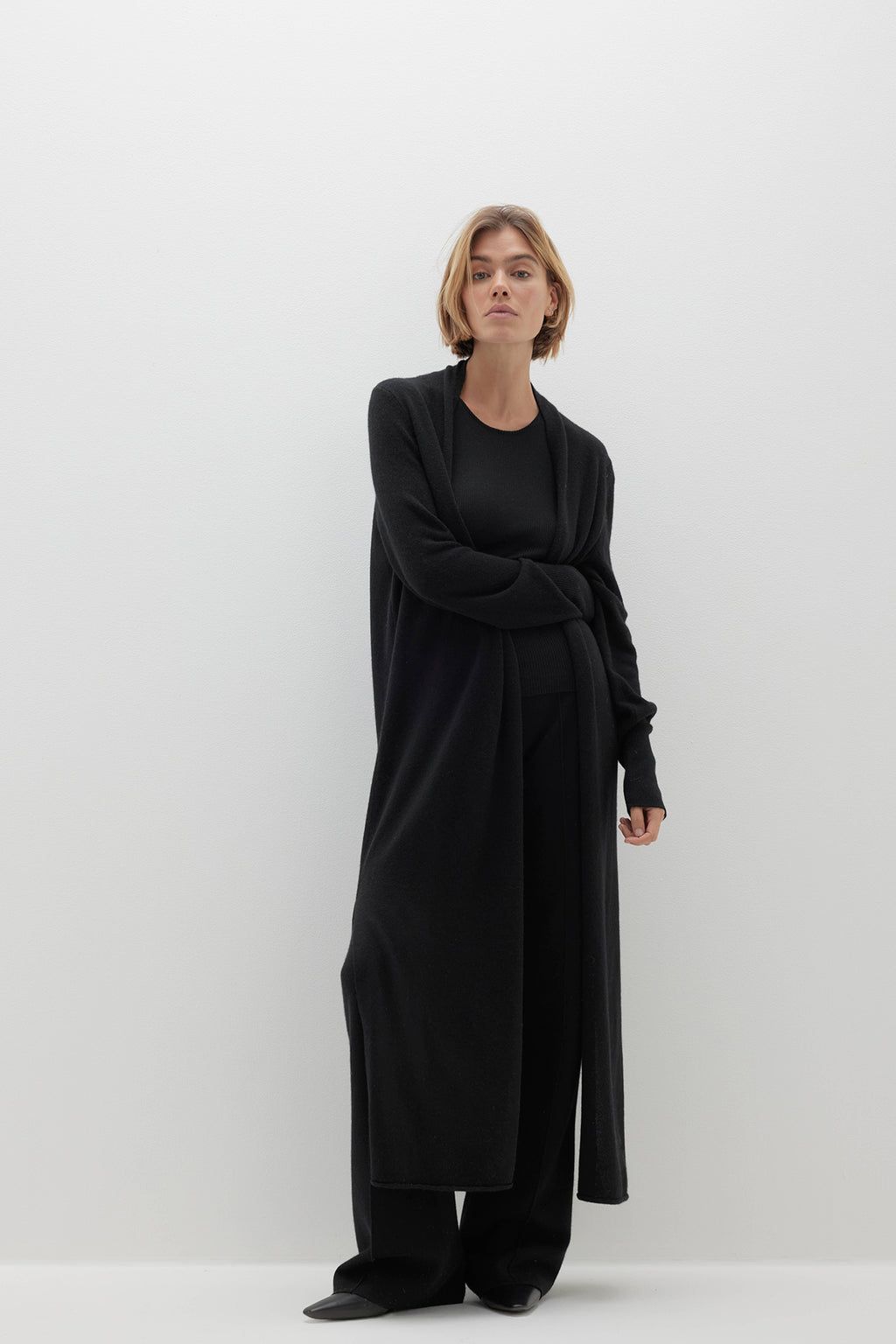 Faye Longline Cashmere Cardigan