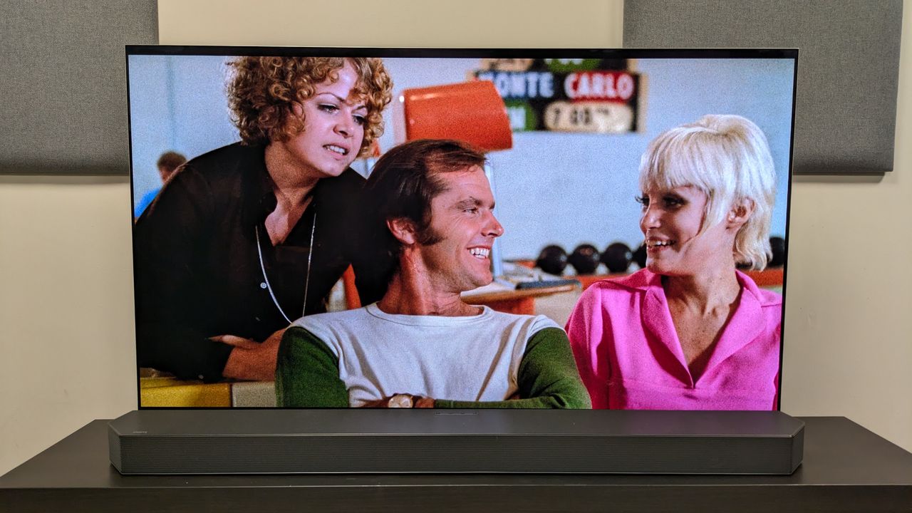 Five Easy Pieces 4K Blu-ray on LG G5 showing Betty, Bobby and Twinky