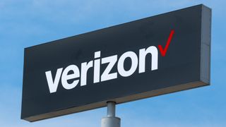 Verizon sign zoomed