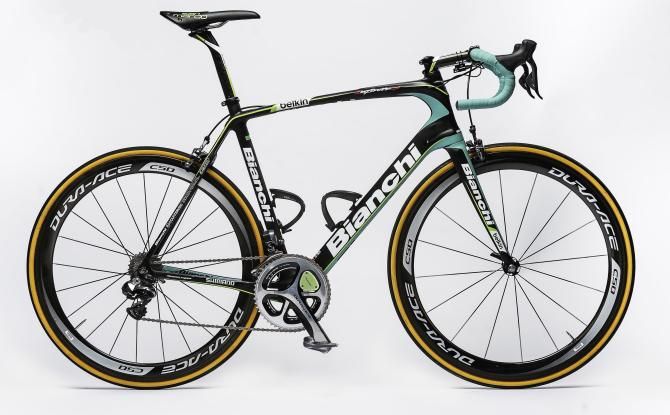 The Belkin team issue Bianchi Infinito CV