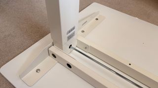 An Autonomous SmartDesk 5 being put together and installed in an office.