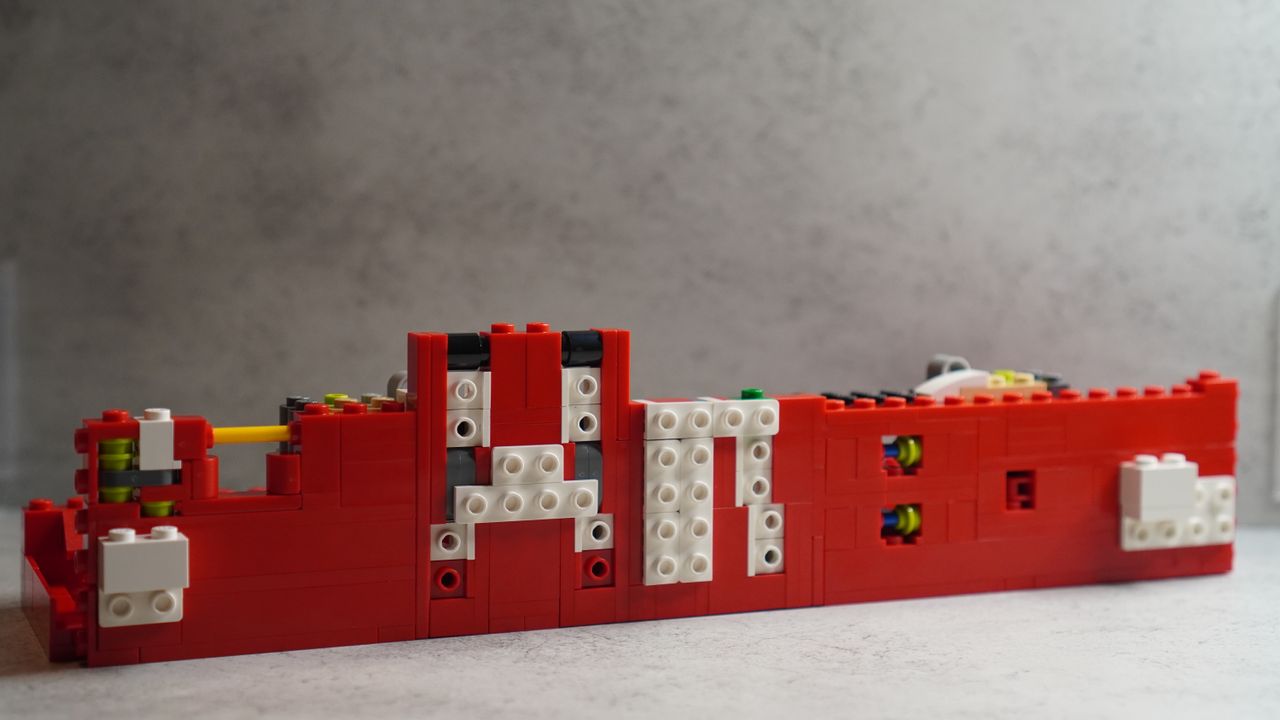 Lego Marvel Logo &amp; Minifigures set in progress