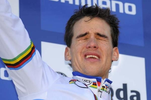 Zdenek Stybar enjoys the feeling of being world champion.