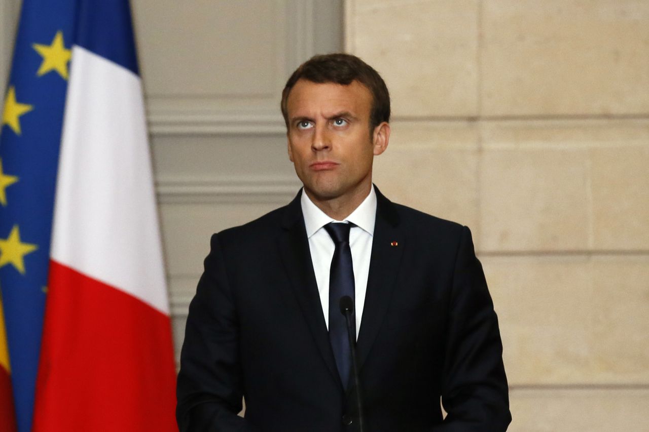 French President Emmanuel Macron.