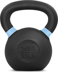Yes4All powder coated cast-iron kettlebell (35lb)