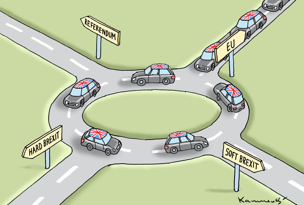 World Brexit roundabout EU referendum