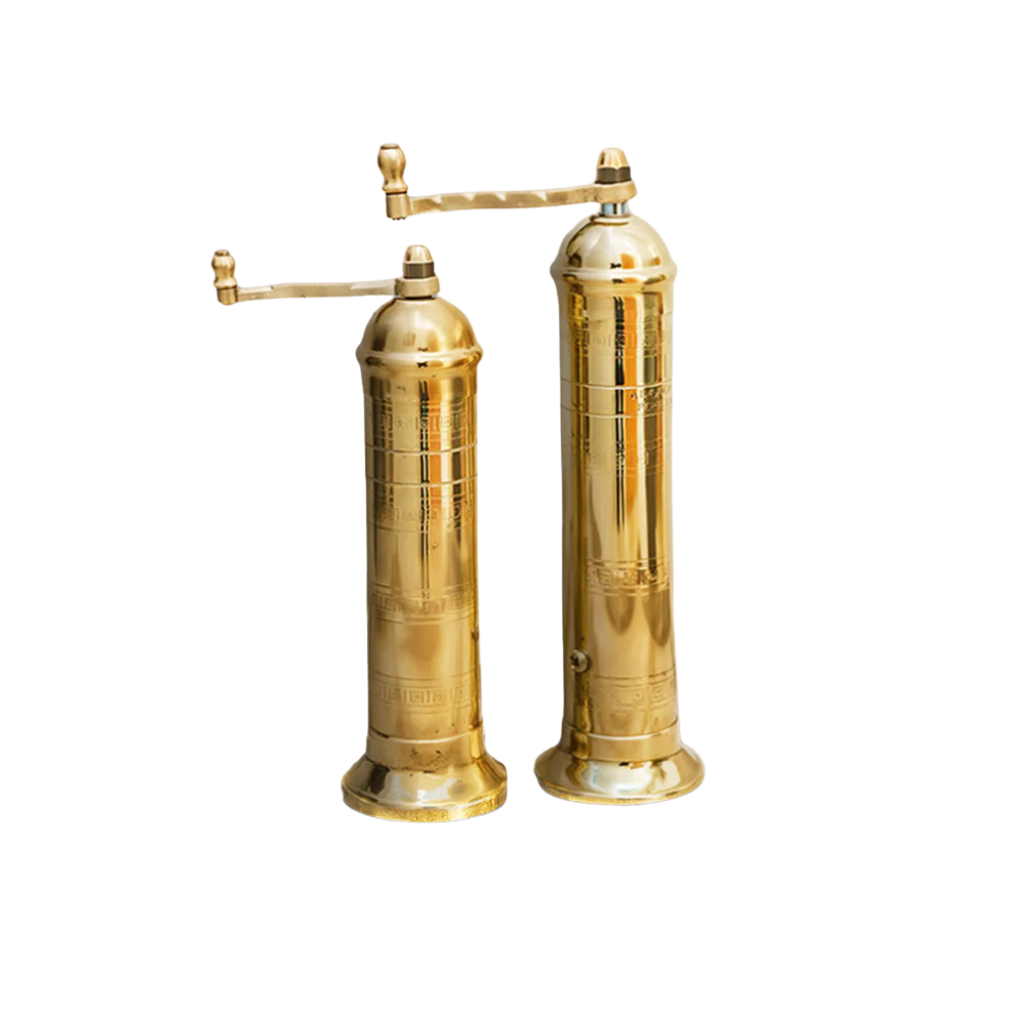 brass salt and pepper mills