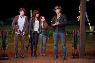 Zombieland - Jesse Eisenberg, Emma Stone, Abigail Breslin & Woody Harrelson star in this road-movie horror comedy