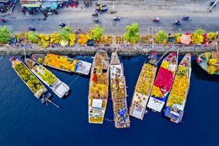 The Binh Dong Wharf in Vietnam