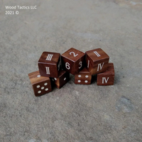 Black Walnut Hardwood Dice |