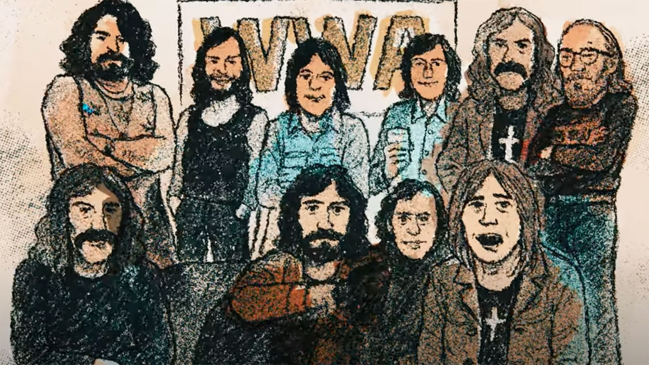 Drawing of Gentle Giant & Black Sabbath