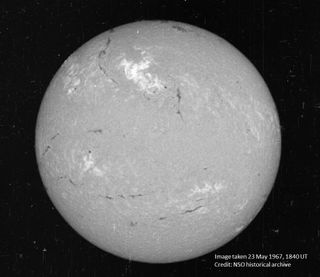 Solar Flare of May 23, 1967