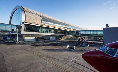 The newly upgraded Oslo Airport designed by Nordic Office of Architecture. 