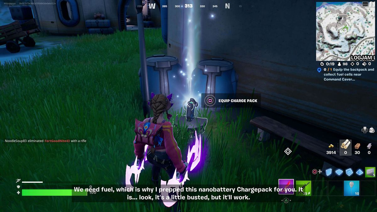 How to collect Fortnite fuel cells with the backpack GamesRadar+