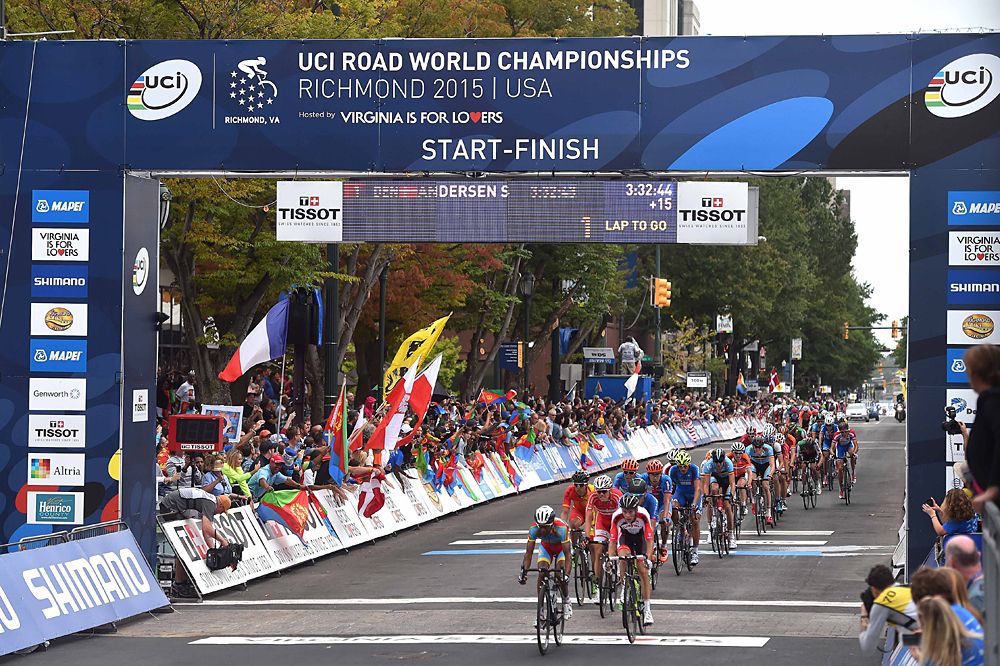 The U23 men's road race at the World Championships