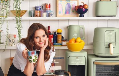 Drew Barrymore's Beautiful Kitchen Line Launches New Mixer Collection