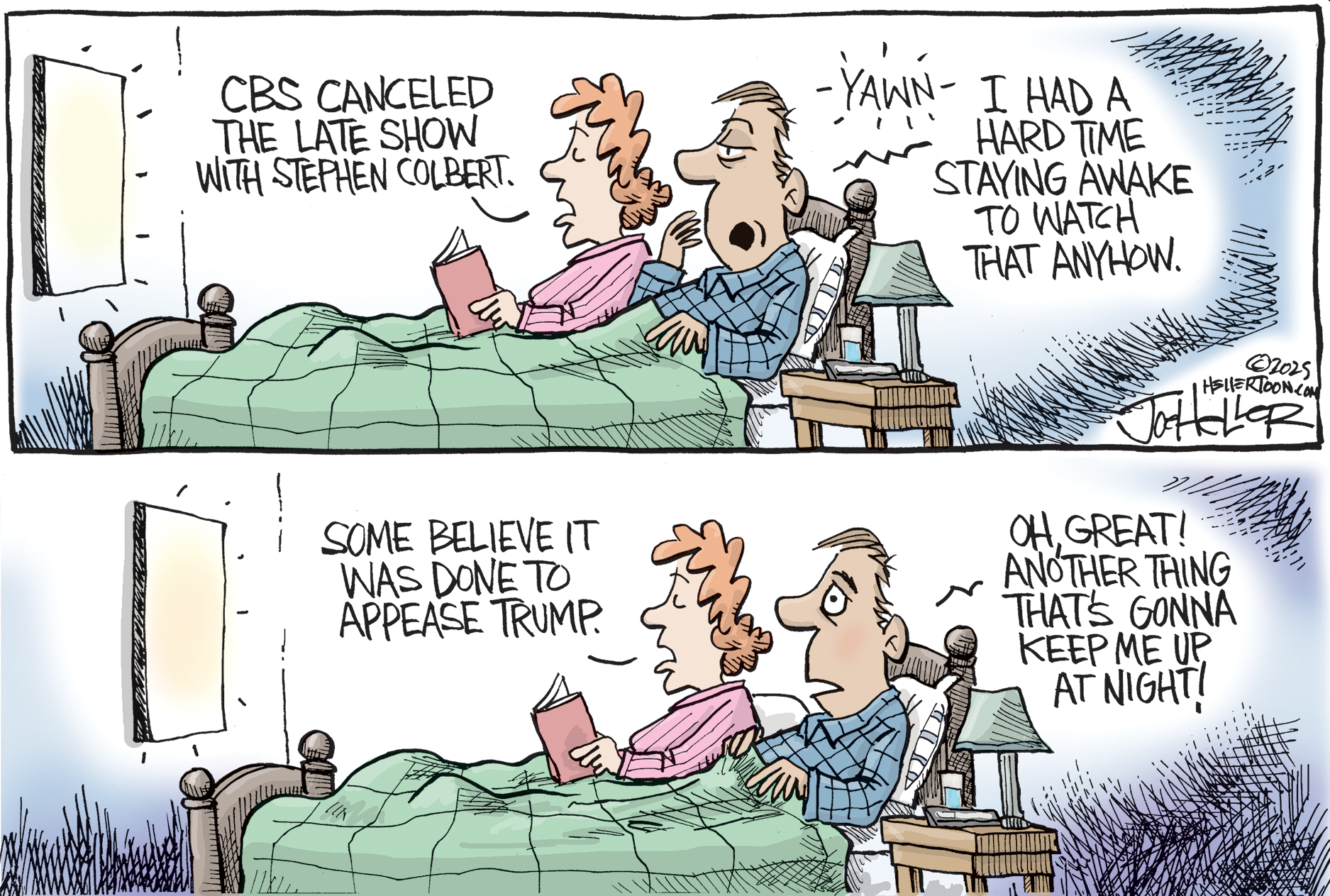 Political cartoon