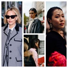 four women with bob haircuts