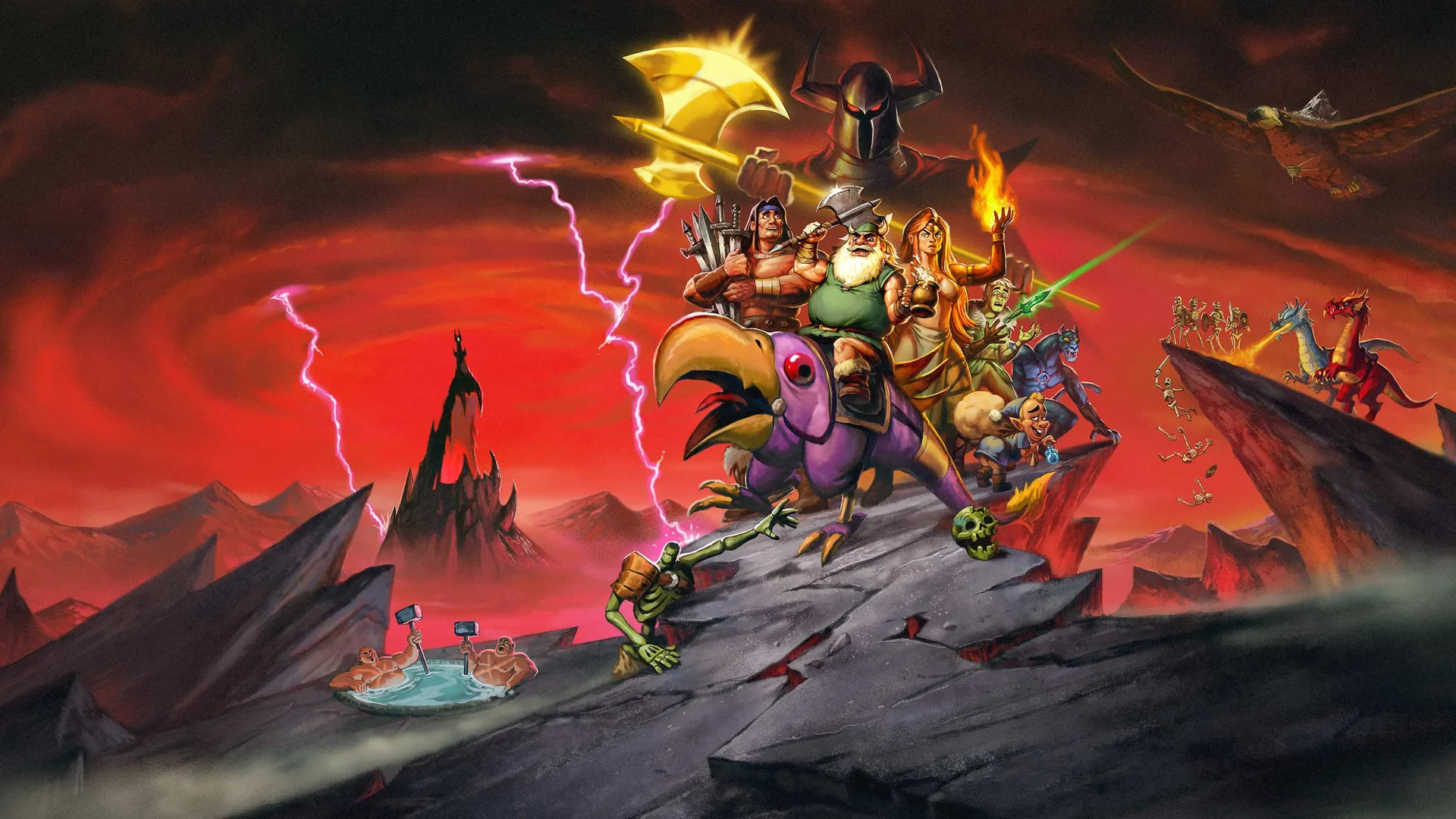 Promotional image for "Golden Axe" TV show on Paramount Plus