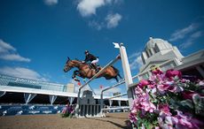 Nick Skelton riding Big Star at the Global Champions Tour in London 2013