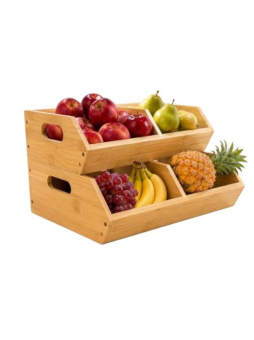 Sholramo 2-Pack Stackable Vegetable Storage Bins