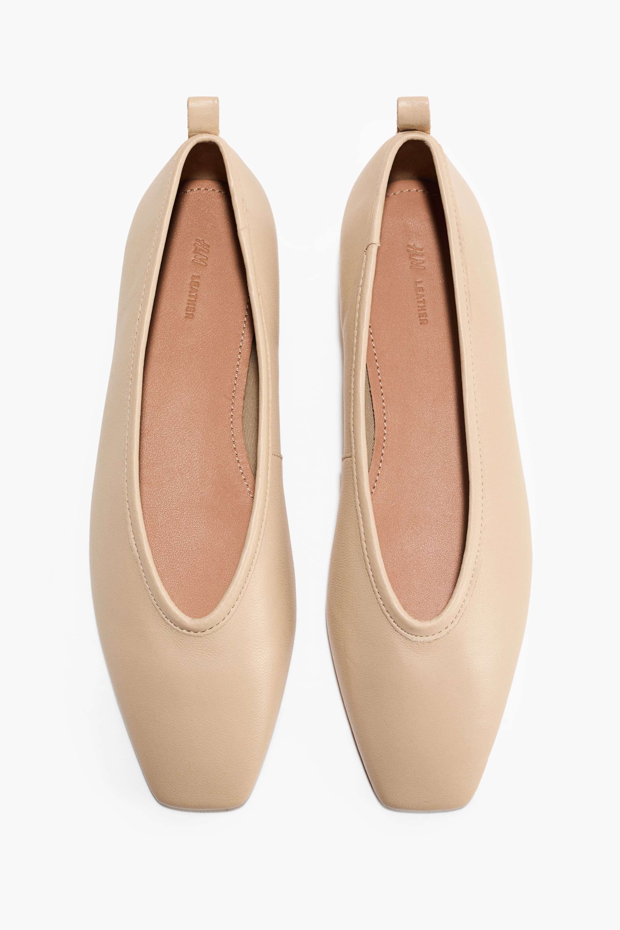 leather ballet shoes