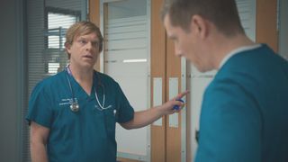 Max cracks and tells Dylan the painful truth in Casualty.