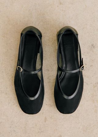 Aubane Low Babies - Black Mesh - Polyamide - Sézane