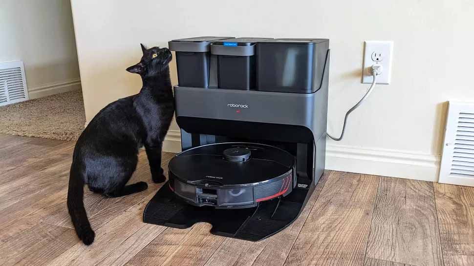 Roborock S7 MaxV Ultra cleans up after messy pets so you don't have to and  it's on sale