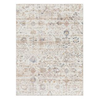 Benfield Beige Machine Washable Area Rug