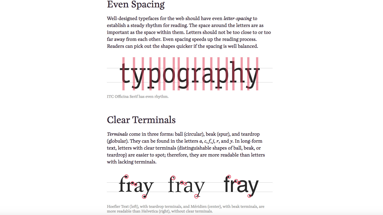 Truong's ebook is all about online typography
