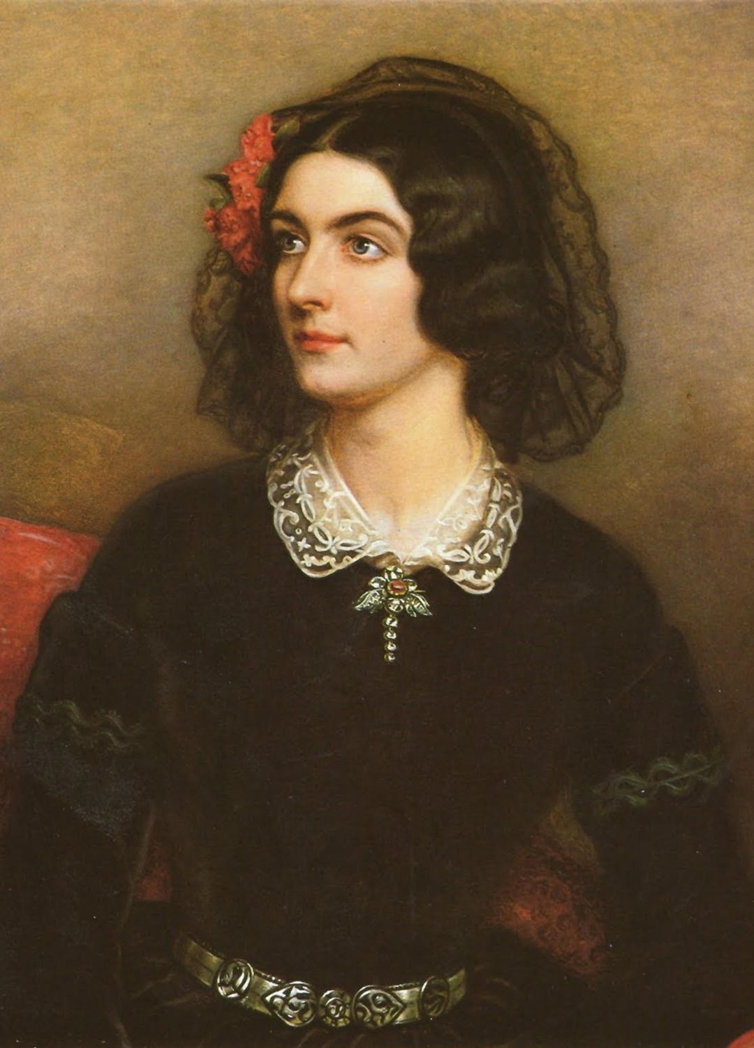 A painting of Lola Montez
