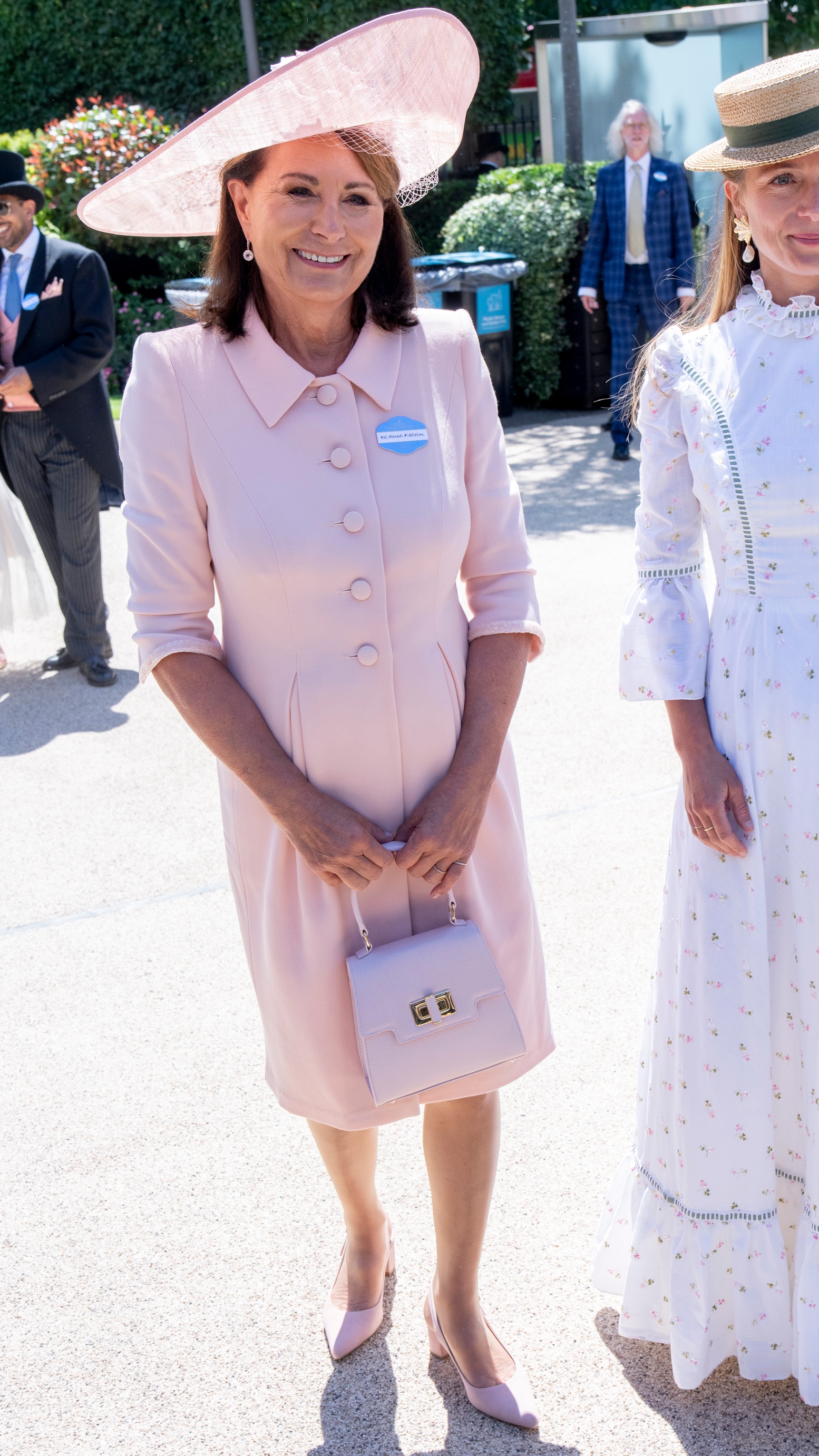Carole Middleton and Alizee Thevenet on day two of Royal Ascot 2026 at Ascot Racecourse on June 17, 2026