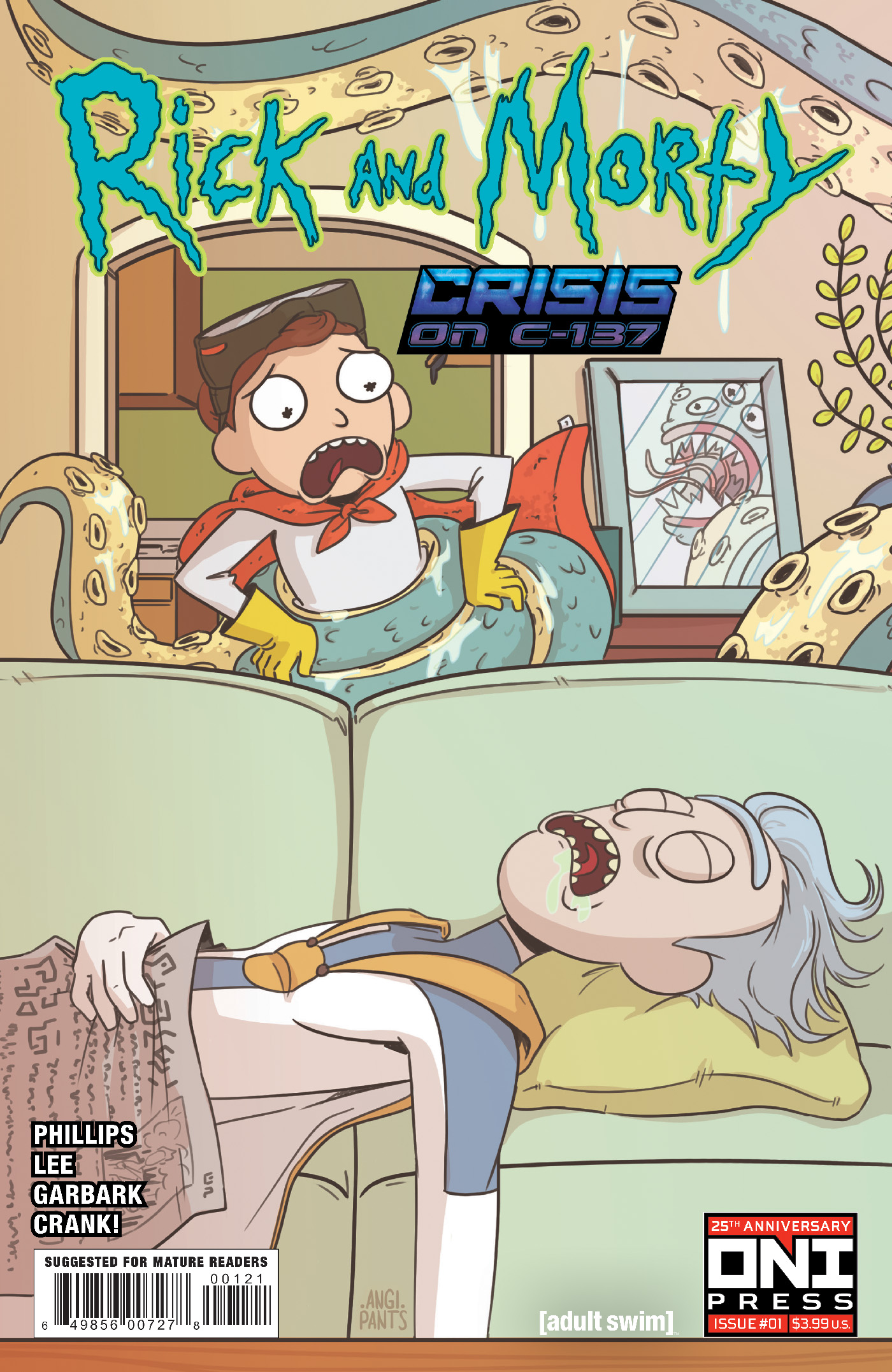 Portada variante de Rick y Morty: Crisis en C-137 n.º 1