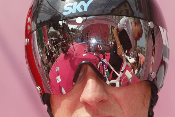 Wiggins before his time trial performance