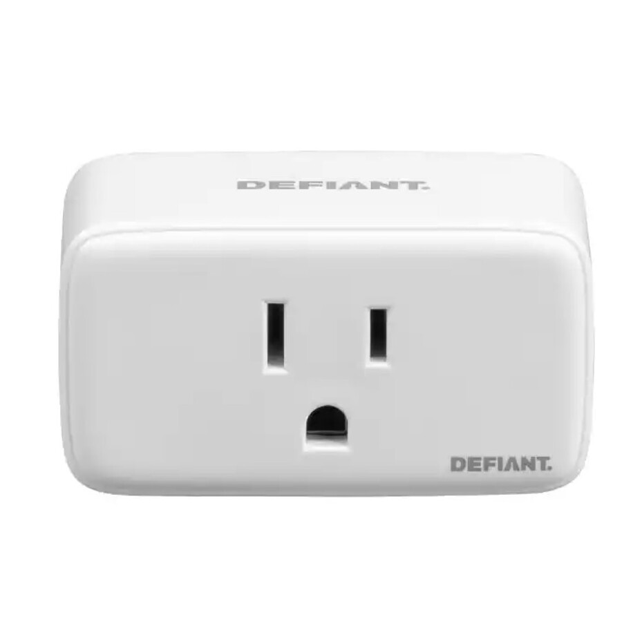 15 Amp 120-Volt Indoor Smart Plug and Timer Wi-Fi Bluetooth Single Outlet Powered by Hubspace