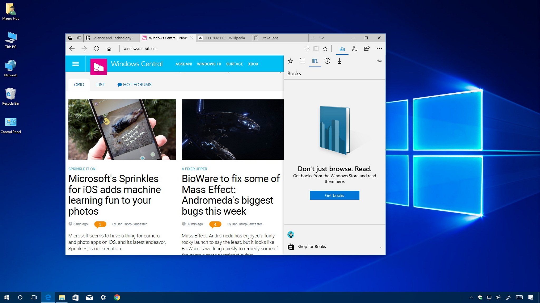 What's new with Microsoft Edge for the Windows 10 Creators Update