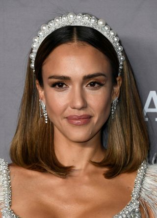 Jessica Alba attends 2019 Baby2Baby Gala Presented By Paul Mitchell at 3LABS on November 09, 2019 in Culver City, California